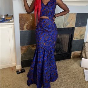 Long Dress _ Ankara fabric by #hadieswardrobe